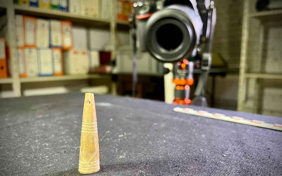 Prise de photo d'un objet de petite taille en vue d'une exploitation en photogrammétrie