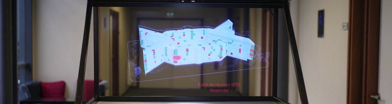 iris32 présentant un module de réservation de salles