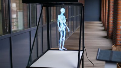 Hologramme interactif pour le biomédical