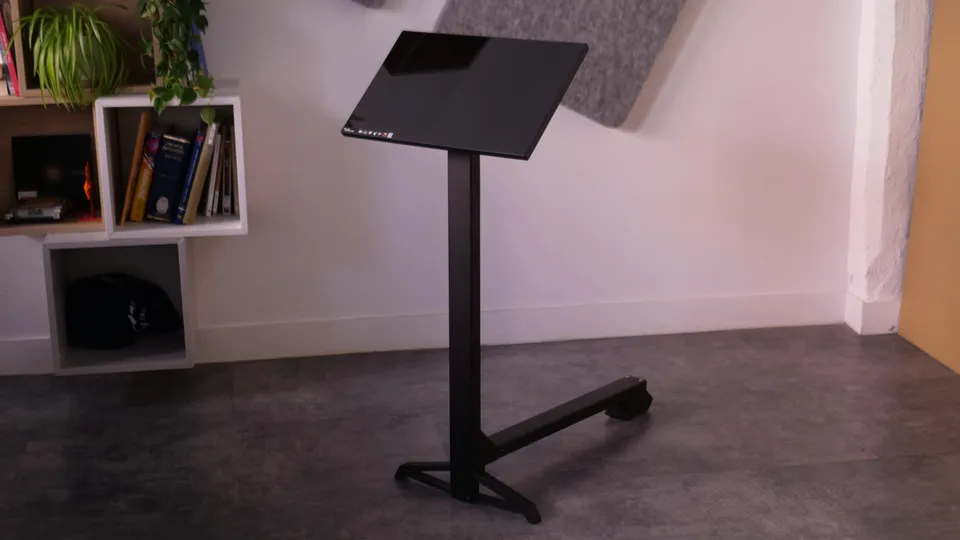 Touch interface: Touch screen on a display stand