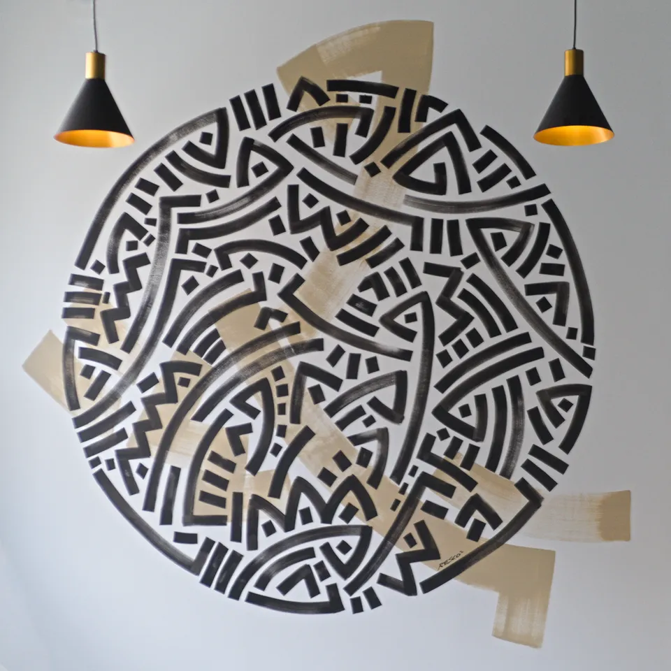 Mural on the wall of Holusion's offices in Roubaix