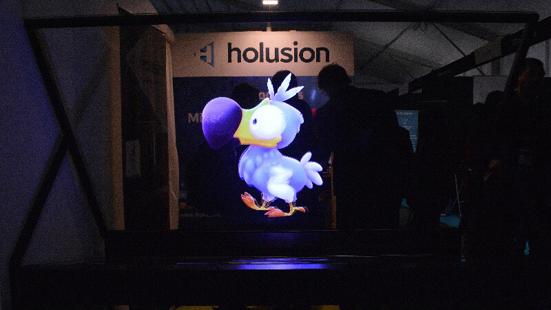 A new generation of holographic display a the biggestAR and VR exhibition in France